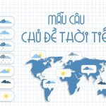 Học mẫu câu tiếng Nhật chủ đề thời tiết - khí tượng 4 mùa